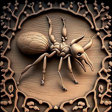 3D модель Pheidole titanis (STL)